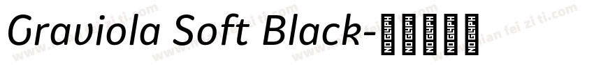 Graviola Soft Black字体转换